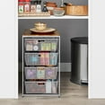 thumbnail interactive-video image 1 of Member's Mark 4-Drawer Organizer With Acacia Wood Top, Silver Grey, 1 of 8