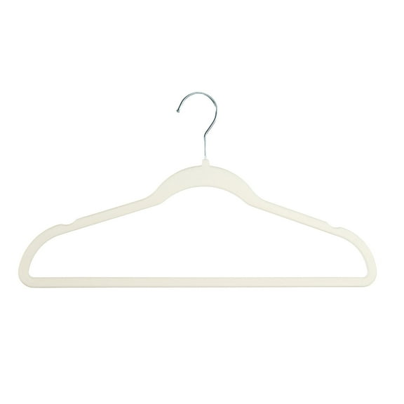 Member's Mark Heavy Duty Adult Velvet Hangers, Assorted Colors - 50 Pack