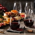 thumbnail image 2 of Member's Mark 8-Piece Stemless Crystal Wine Glass Set, 2 of 6