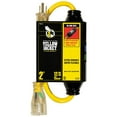 thumbnail image 1 of Yellow Jacket 2 ft. 12/3 SJTW In-Line GFCI Heavy-Duty Cord with Power Light Plug, 1 of 4