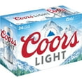thumbnail image 1 of Coors Light American Light Lager Beer, 12 fl. oz. can, 24 pk., 1 of 8