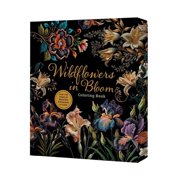 Wildflowers in Bloom Coloring Book by Editors of Chartwell Books, Paperback
