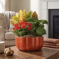 thumbnail image 3 of 10" Fall Centerpiece in Bronc Pot, 3 of 5