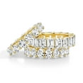 thumbnail image 5 of Lab Created White Sapphire Eternity Band in 14K Gold, 5 of 7