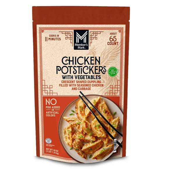 Member's Mark Chicken Potstickers with Vegetables, 48 oz.