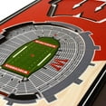 thumbnail image 3 of YouTheFan Wisconsin Badgers 6"x19" 3D Stadium View Banner, 3 of 6