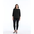 thumbnail image 9 of Rafaella Women's 3/4 Sleeve Boatneck Top, 9 of 9