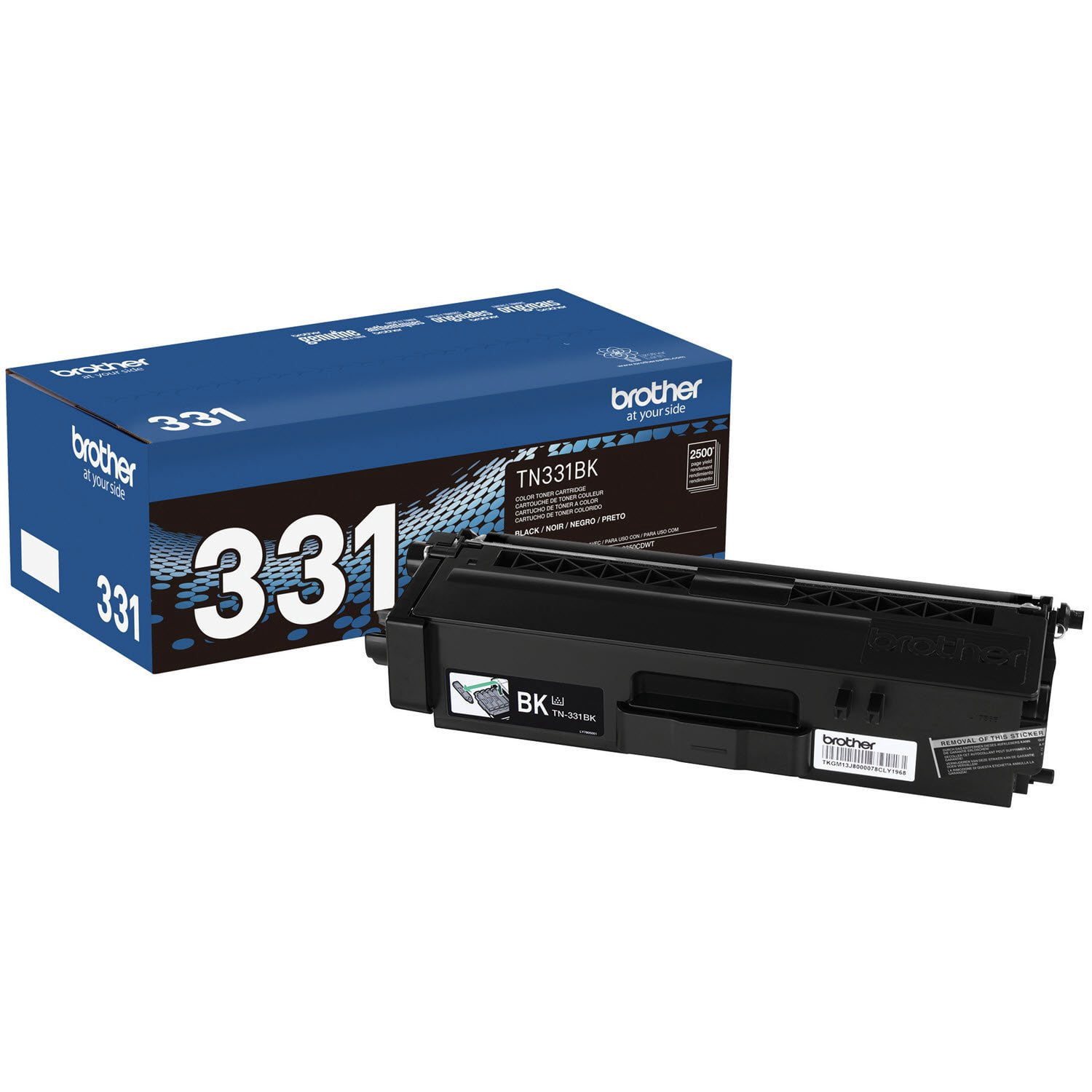 Brother TN331BK Ink, 2500 Yield Black - Samsclub.com