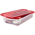 thumbnail image 2 of IRIS USA, 50 Quart Underbed Holiday Wrapping Paper Plastic Storage Container, 2 of 3