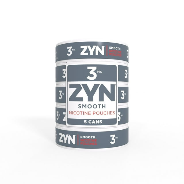 ZYN Oral Tobacco, Smooth, 3 mg, 15 ct., 5 pk.