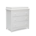thumbnail image 1 of Delta Children Perry 3 Drawer Dresser with Changing Top and Interlocking Drawers, Choose Color, 1 of 14