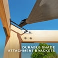 thumbnail image 8 of Backyard Discovery 12' x 10' Brendan Cedar Sail Shade Pergola with PowerPort, 8 of 13