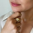 thumbnail image 6 of Multirow Ring in 14K Yellow Gold, 6 of 6