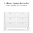 thumbnail image 5 of Delta Children Brooks 6 Drawer Dresser with Interlocking Drawers, Choose Color, 5 of 11