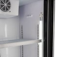 thumbnail image 6 of Hamilton Beach 71" 49.4 Cu. Ft. Commercial Fridge with Glass Triple Door Display, Black, 6 of 9