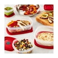 thumbnail image 4 of Rubbermaid 50-Piece EasyFind Lids Vented Food Storage Set, 4 of 14