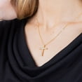 thumbnail image 3 of 0.71 CT. T.W. Diamond Cross Pendant in 14K Gold, 3 of 8