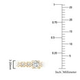 thumbnail image 4 of 2.06 CT. T.W. Round Cut Alternating Diamond Tennis Bracelet in 14K Gold, 4 of 6