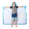 thumbnail image 3 of Kids Character 100% Cotton Hooded Towel With Hand Pockets, 3 of 9
