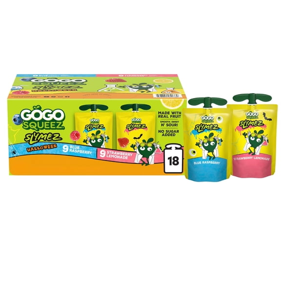 GoGo SqueeZ SlymeZ, Halloween Variety Pack, 3.5 oz., 18 pk.