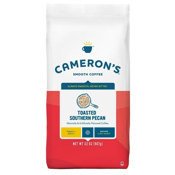 Cameron's Light Roast Ground Coffee, Toasted Southern Pecan 32 oz. -  Samsclub.com