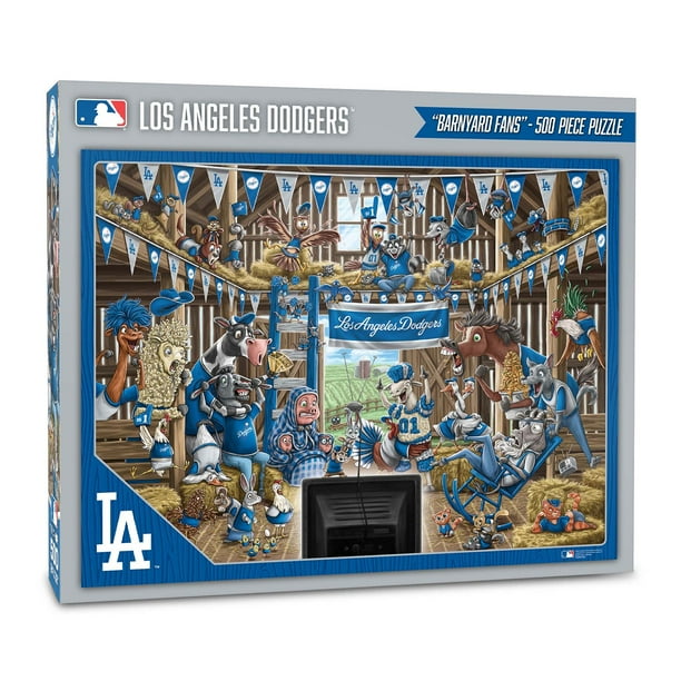 YouTheFan MLB 500 pc. Barnyard Fans Puzzle, Assorted Teams