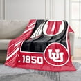 thumbnail image 2 of Logo Brands Utah Utes 60"x70" Super Plush Blanket, 2 of 6