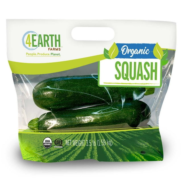 Organic Zucchini Squash, 3.5 lbs.