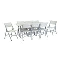 thumbnail image 9 of NPS 30 x 72 Heavy-Duty Fold-in-Half Table, Speckled Gray, 9 of 10