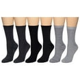 thumbnail image 1 of Cuddl Duds Women's 6-Pack Super Soft Crew Sock, 1 of 5