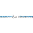thumbnail image 7 of Graduated Gemstone Tennis Necklace in Sterling Silver, 7 of 9