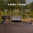 thumbnail image 2 of TYTUS Modular Trio with 4-Burner Gas Grill, Pellet Grill and 2-Burner Gas Griddle, 2 of 10