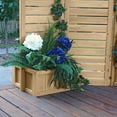 thumbnail image 3 of Yardistry Fusion 3-Panel Cedar Planter Screen, Natural Brown, 3 of 6