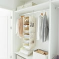 thumbnail image 5 of We Think Storage Set of 4 Attachable Three-Shelf Hanging Closet Organizers, Assorted Colors, 5 of 6
