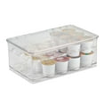 thumbnail image 5 of iDesign Set of 2 Linus Clear 2-Tiered Coffee Pod Holders With Hinged Lid, 5 of 5