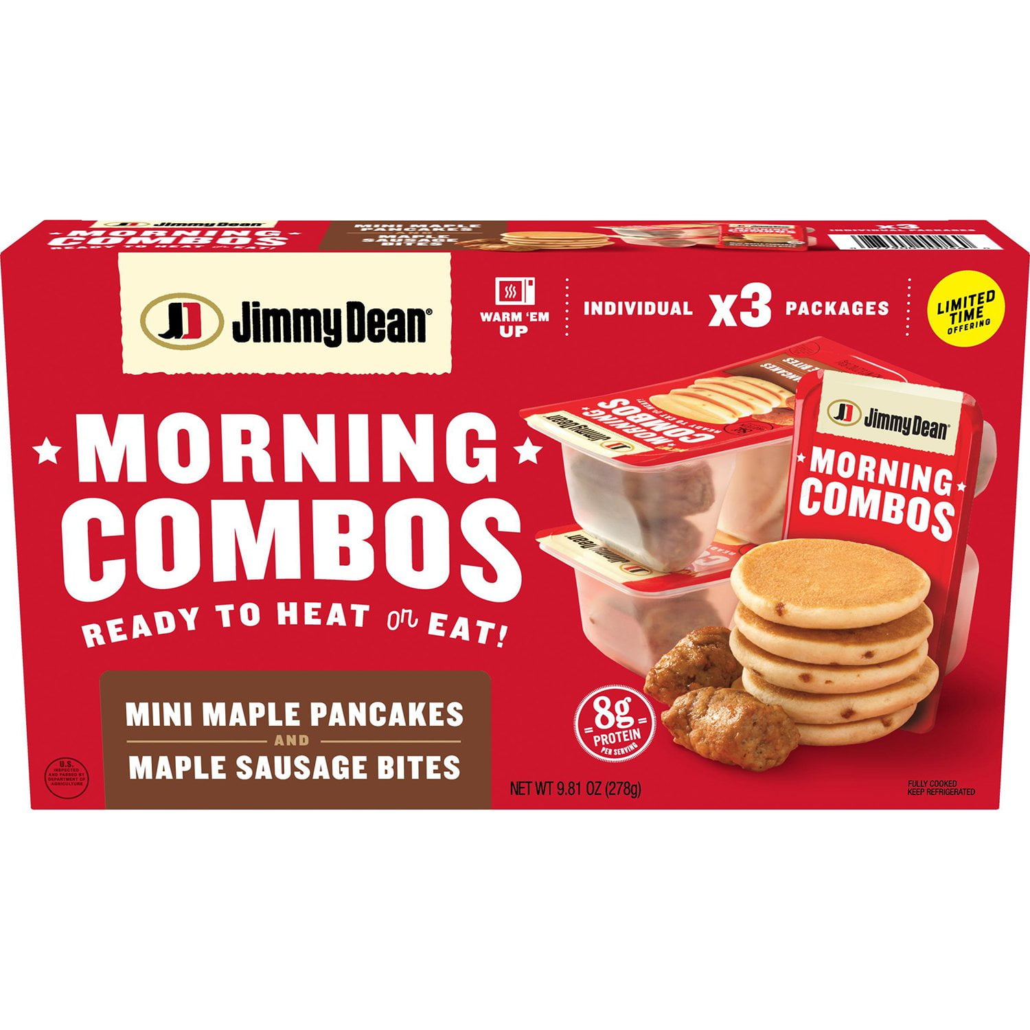 Jimmy Dean Morning Combos Pancakes and Sausage (3 pk.) - Samsclub.com