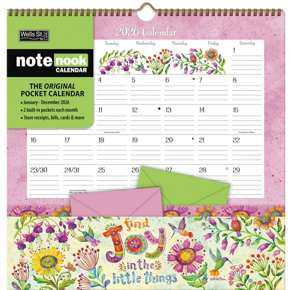 Simple Inspirations 2026 Note Nook Calendar