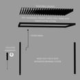 thumbnail image 10 of Backyard Discovery Evanston Steel Wall-Mounted Louvered Pergola with Adjustable Roof, Choose Size, 10 of 11