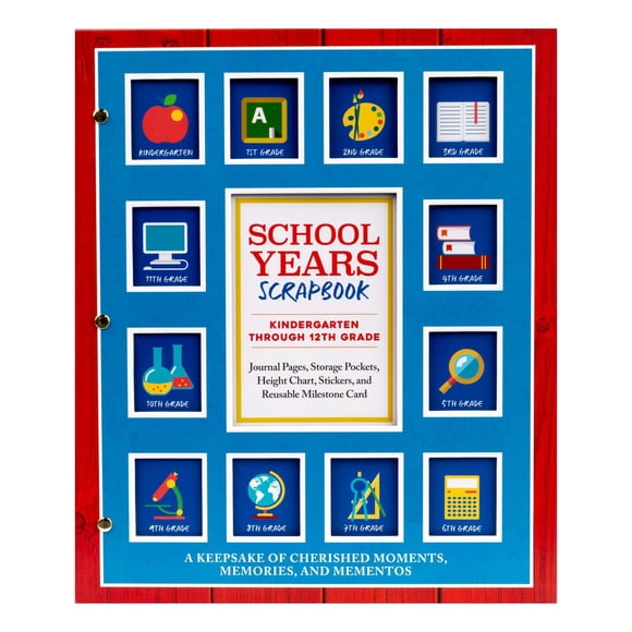 School Years Scrapbook, Hardcover