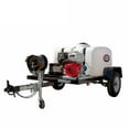 thumbnail image 1 of SIMPSON 4200 PSI at 4.0 GPM with HONDA GX390 CAT Triplex Pump Industrial Gas Powered Pressure Washer Trailer 49-State, 1 of 6