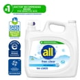 thumbnail image 7 of all Liquid Laundry Detergent, Free Clear for Sensitive Skin, 208oz, 166 loads, 7 of 9
