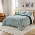 thumbnail image 1 of Member’s Mark 3-Piece Printed Plush Sherpa Comforter Set, 1 of 5