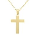 thumbnail image 1 of Cross Pendant Necklace in 14K Gold, 1 of 4