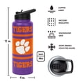 thumbnail image 4 of Logo Brands Clemson Tigers Tumbler Set, 4 of 5