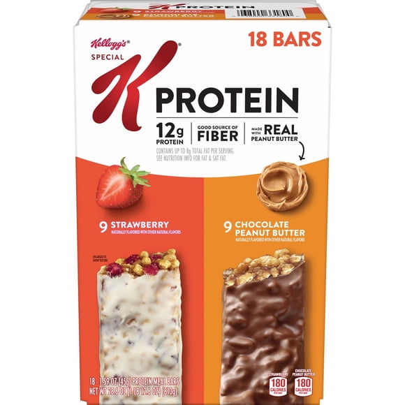 Special K Protein Bars, Variety Pack, 18 ct.