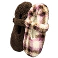 thumbnail image 1 of Brookstone Women's 2-Pack Cozy Mary Jane Slipper Sock, 1 of 10