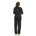 thumbnail image 3 of Flora Nikrooz 2 Piece 3/4 Sleeve Henley PJ Set, 3 of 12