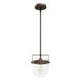 thumbnail image 2 of Hunter Karloff with Clear Glass Pendant Ceiling Light Fixture, 2 of 7