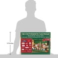 thumbnail image 3 of Deluxe 3D Holiday Town Countdown Calendar Display, 35.49 oz, 3 of 5