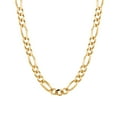 thumbnail image 1 of Solid Figaro Chain Necklace in 14K Gold, 1 of 4